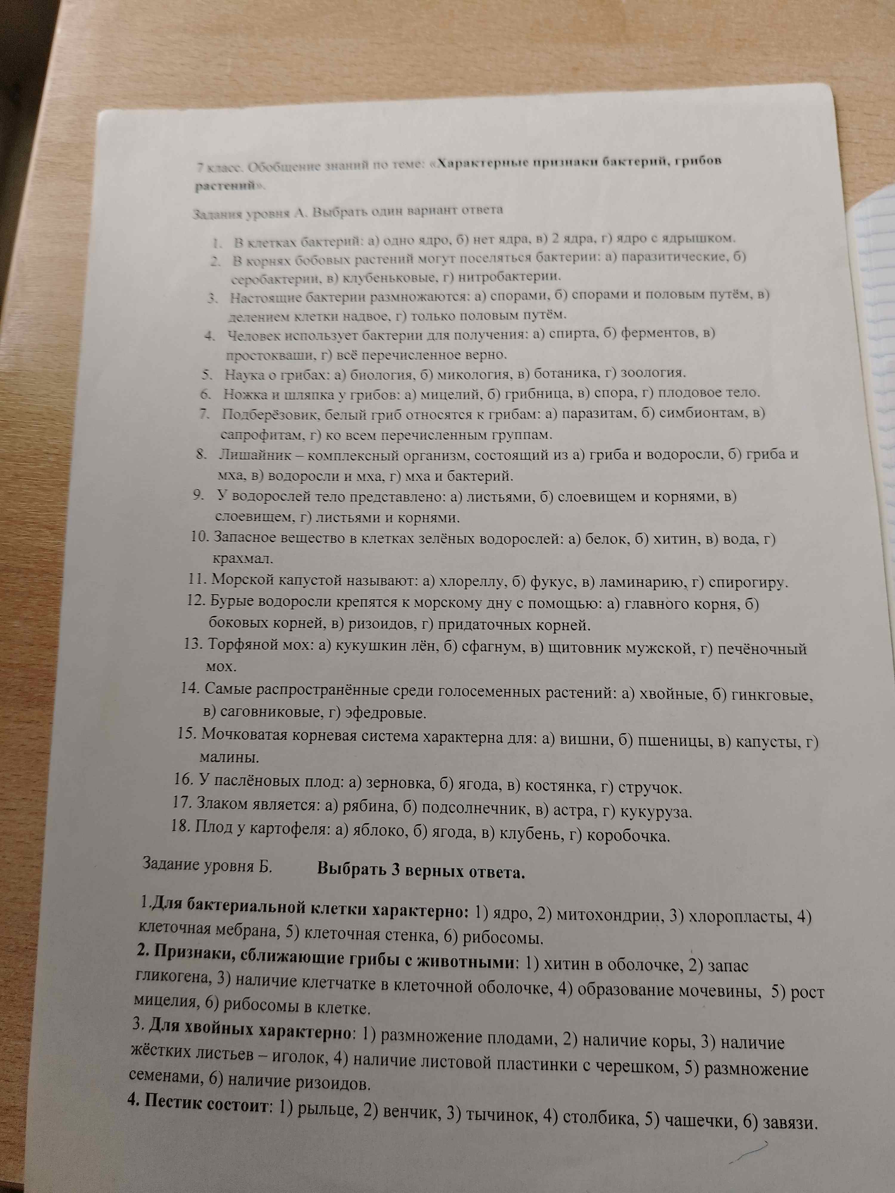 Фото задания