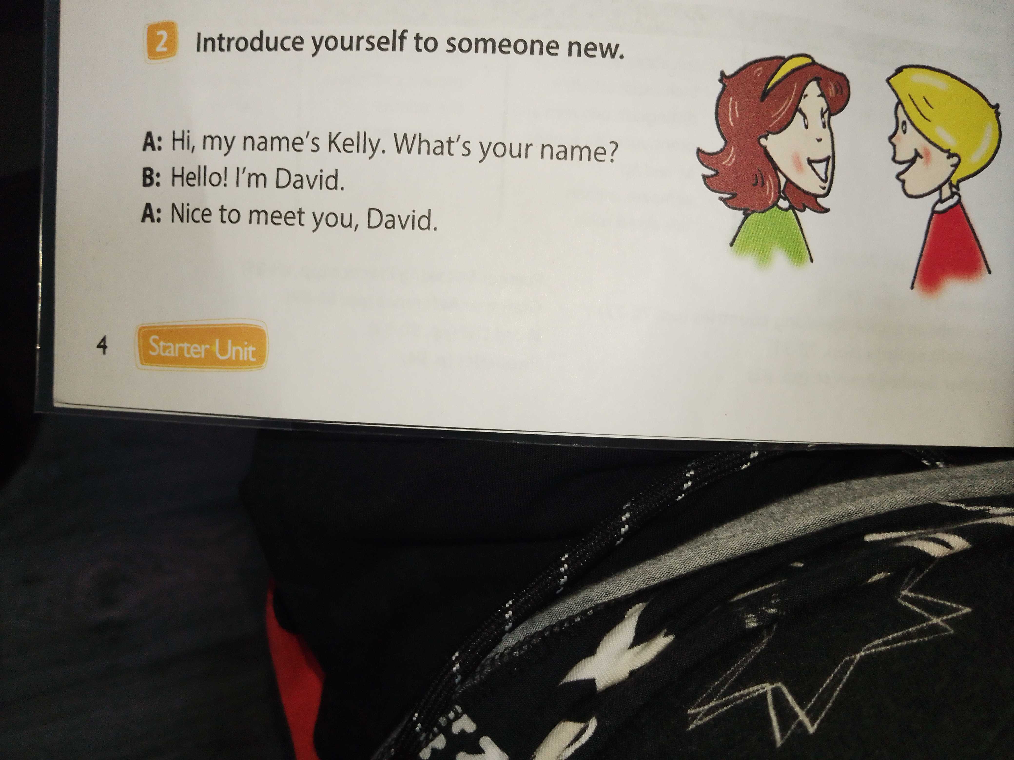 Фото задания: Introduce yourself to someone new.