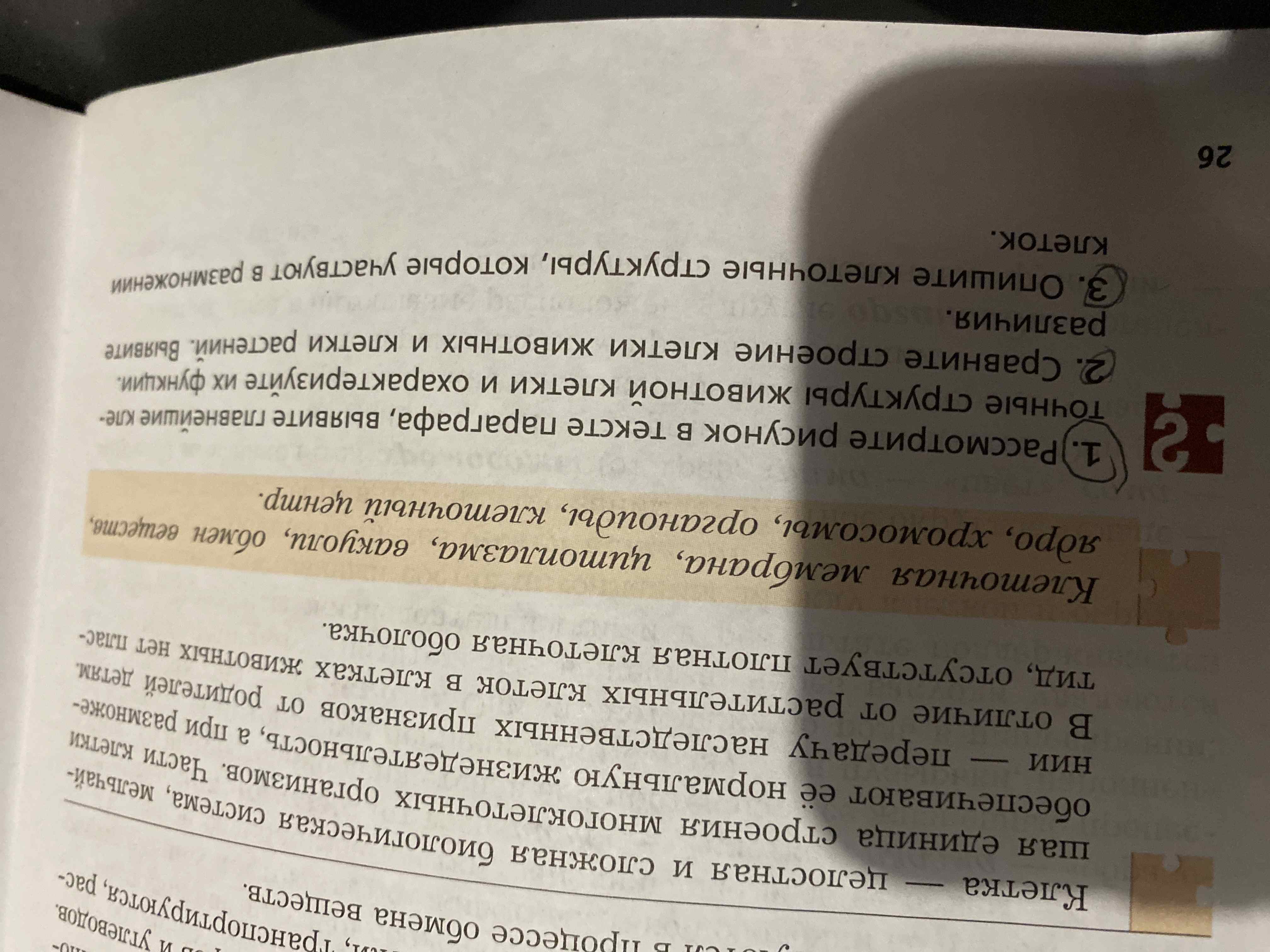 Фото задания: 2. Сравните строение клетки животных и клетки растений. Выявите различия.
