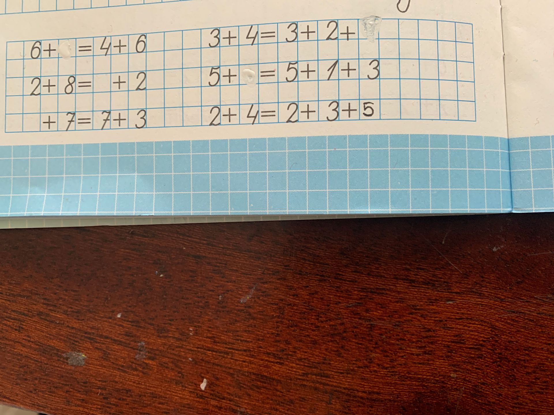 Фото задания: 2+4=2+3+5