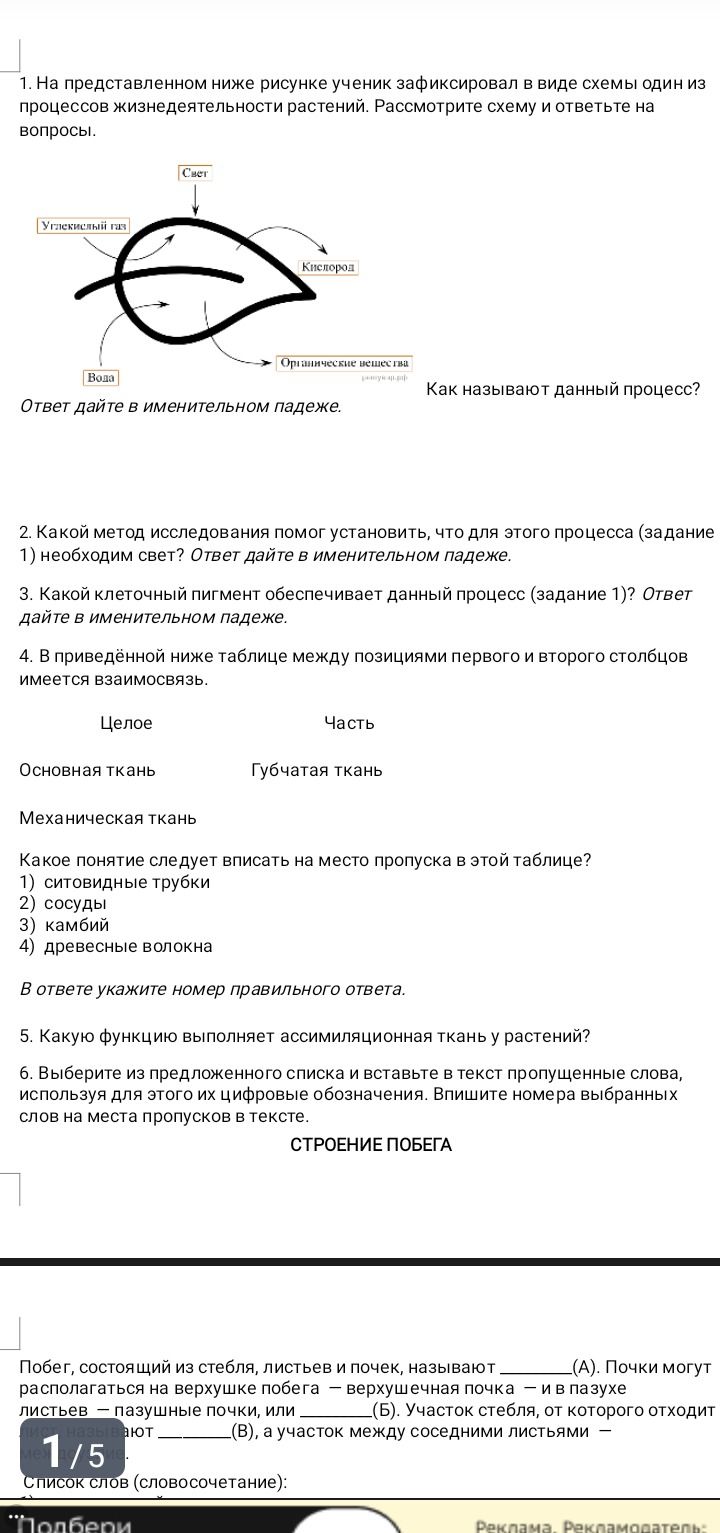 Фото задания