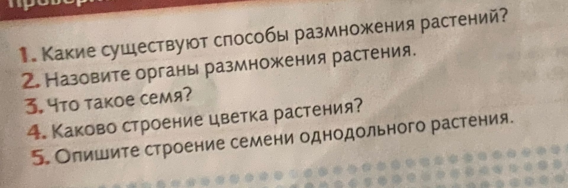 Фото задания: Что такое семя?