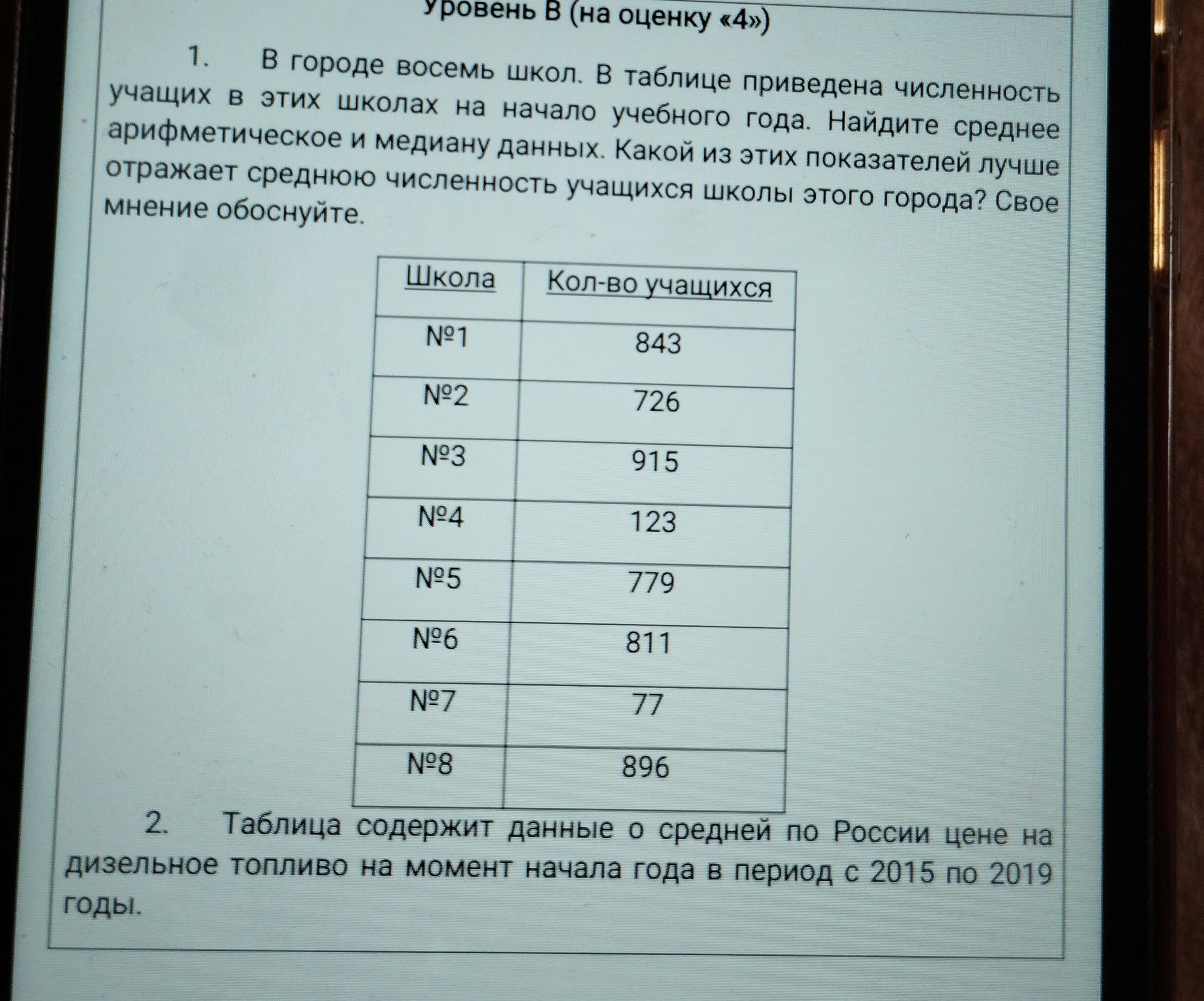 Фото задания