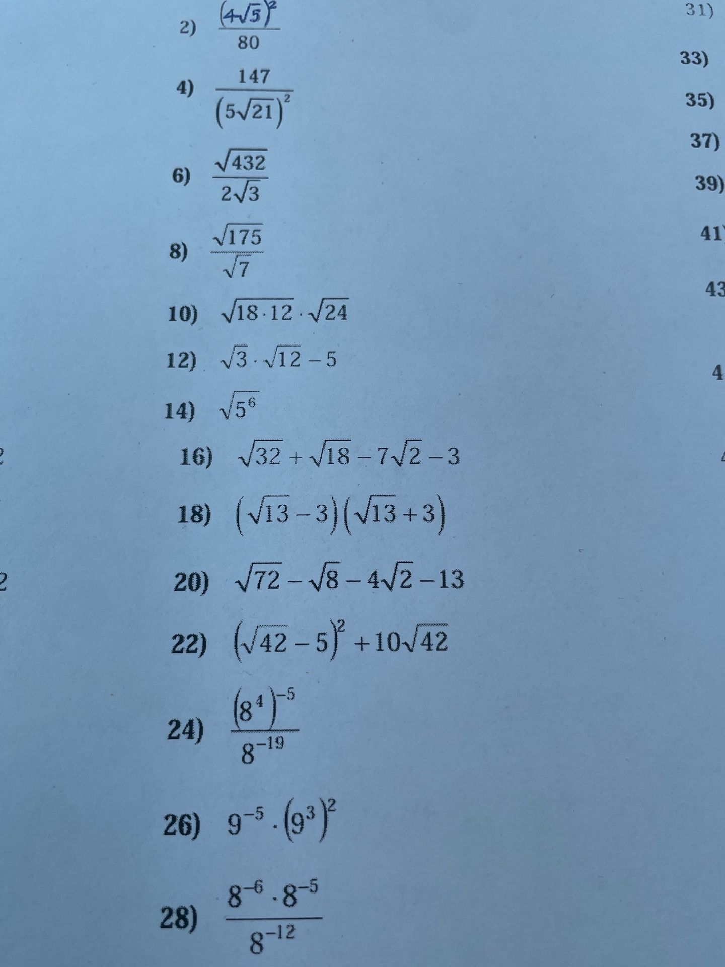 Фото задания: 18) \((\sqrt{13}-3)(\sqrt{13}+3)\)