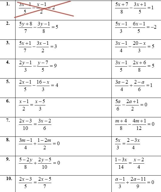 Фото задания: \(\frac{3a-2}{4} + \frac{2-a}{6} = 1\)