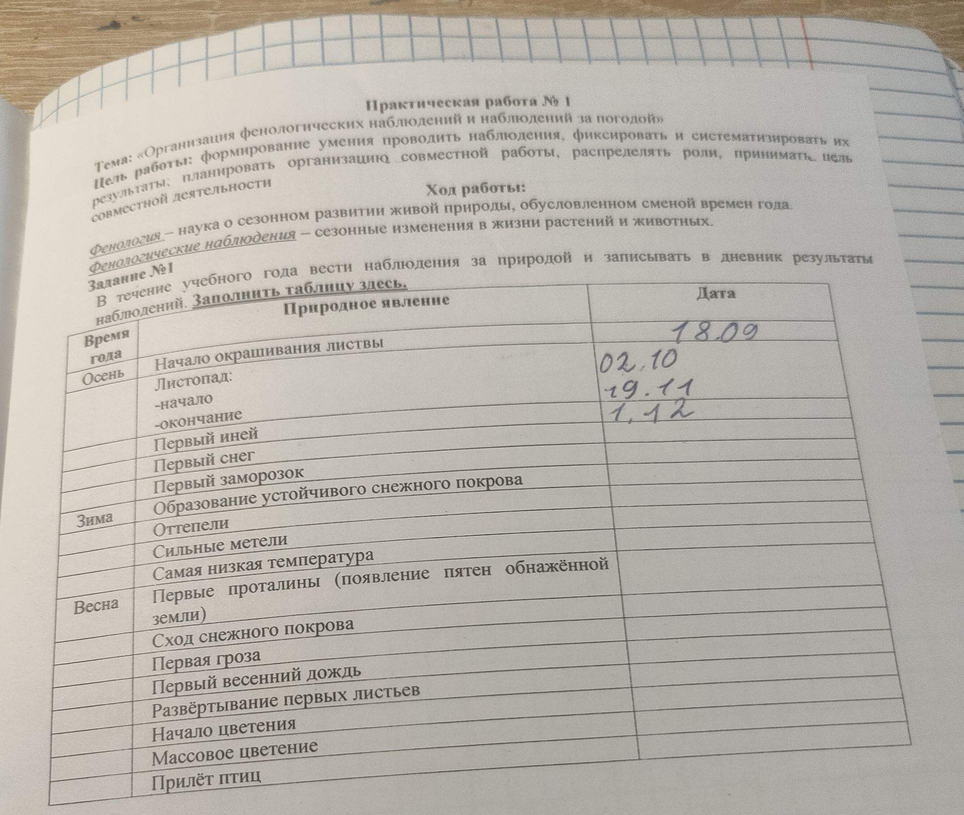 Фото задания