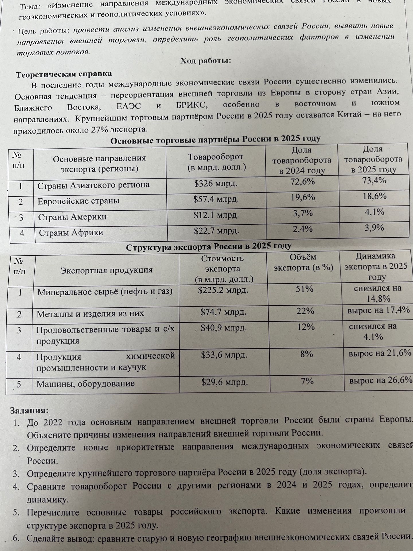 Фото задания