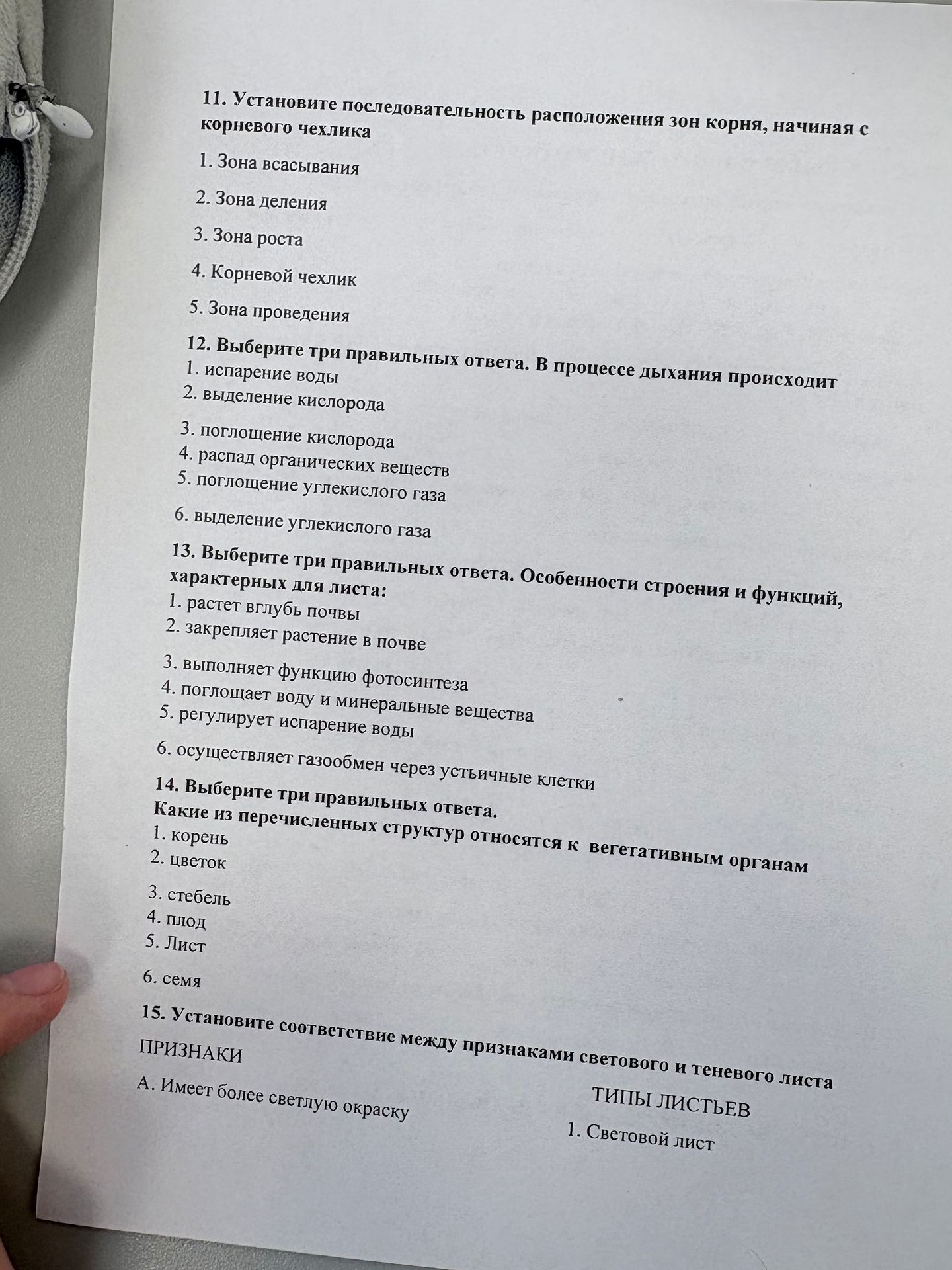 Фото задания