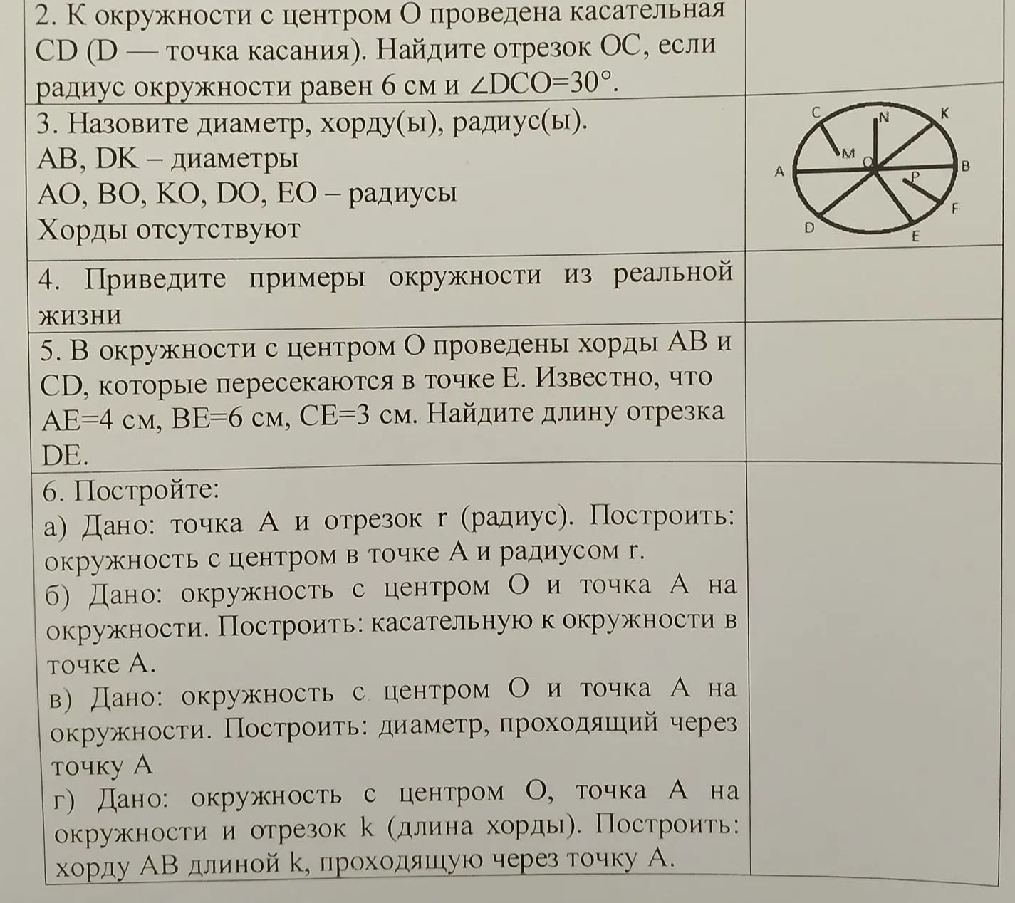 Фото задания