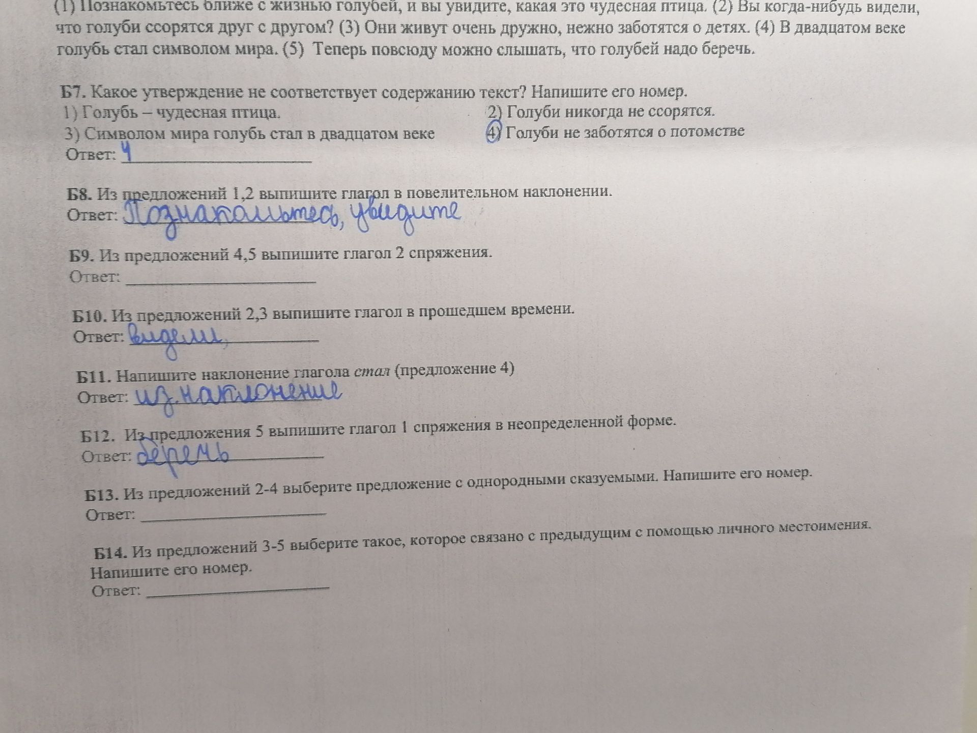 Фото задания
