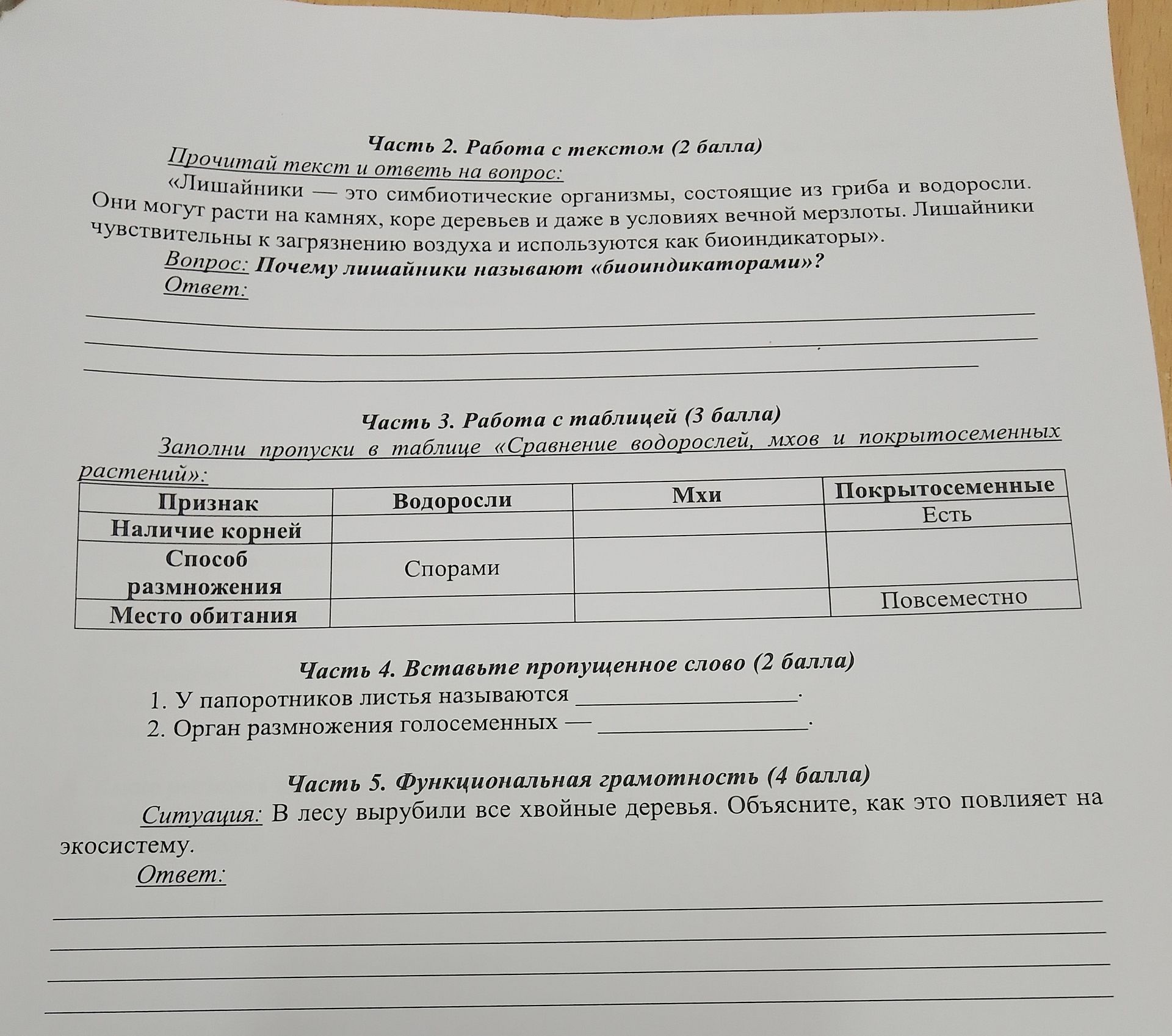 Фото задания