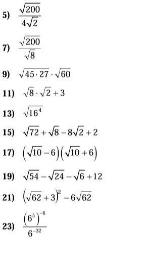Фото задания: 21) \((\sqrt{62}+3)^2 - 6\sqrt{62}\)