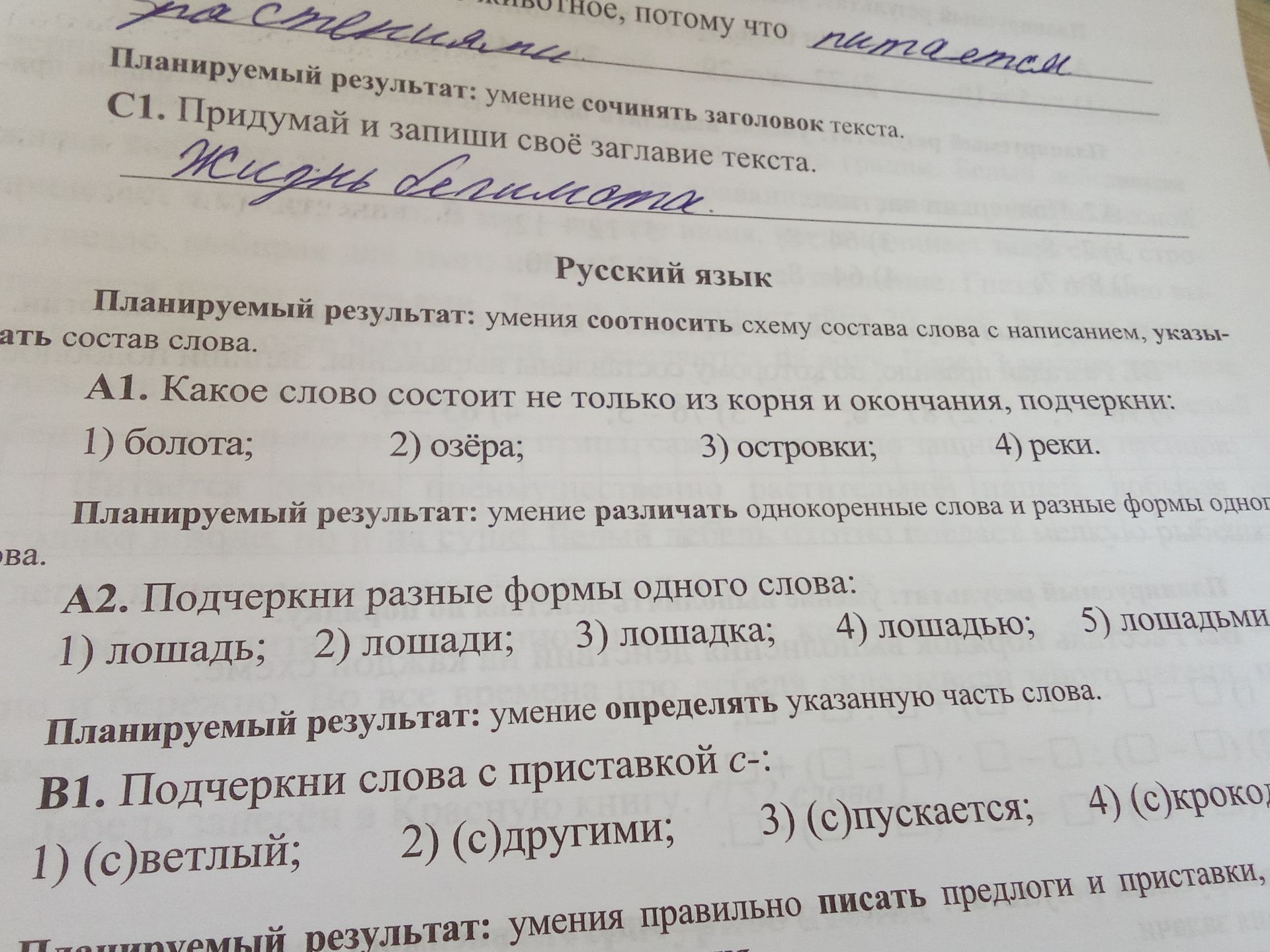 Фото задания