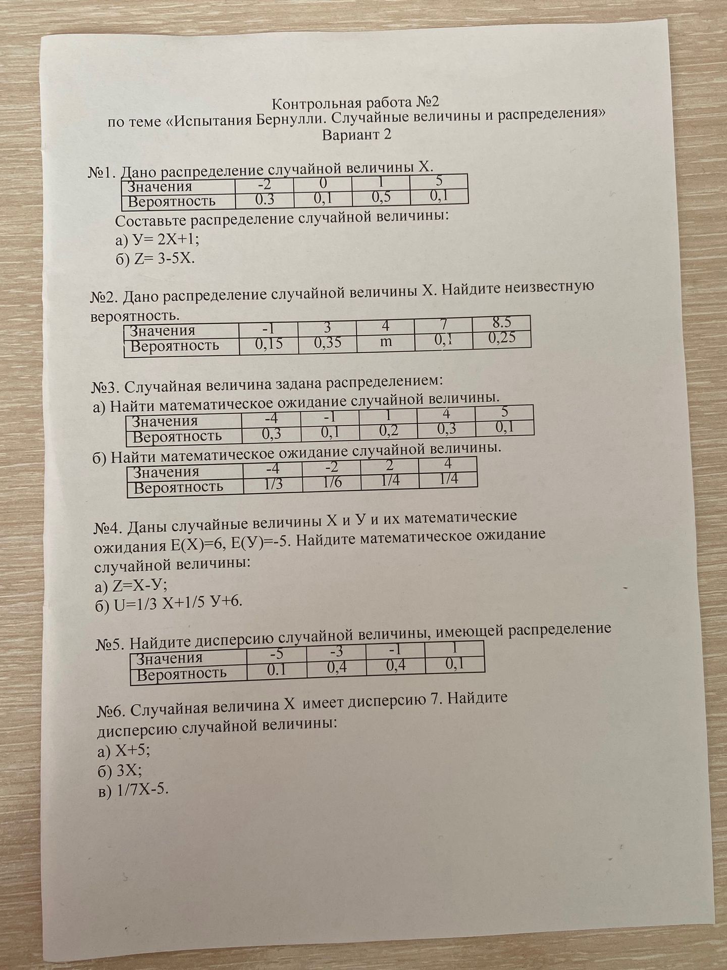 Фото задания