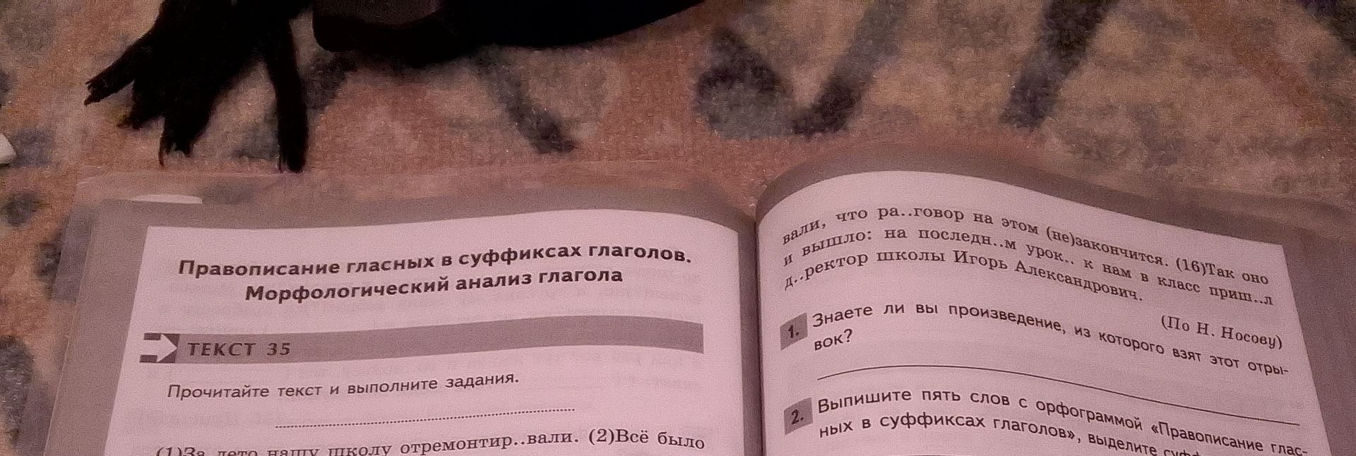 Фото задания: Прочитайте текст и выполните задания. (1)За лето нашу школу отремонтир..вали. (2) Всё было вали, что ра..говор на этом (не)…