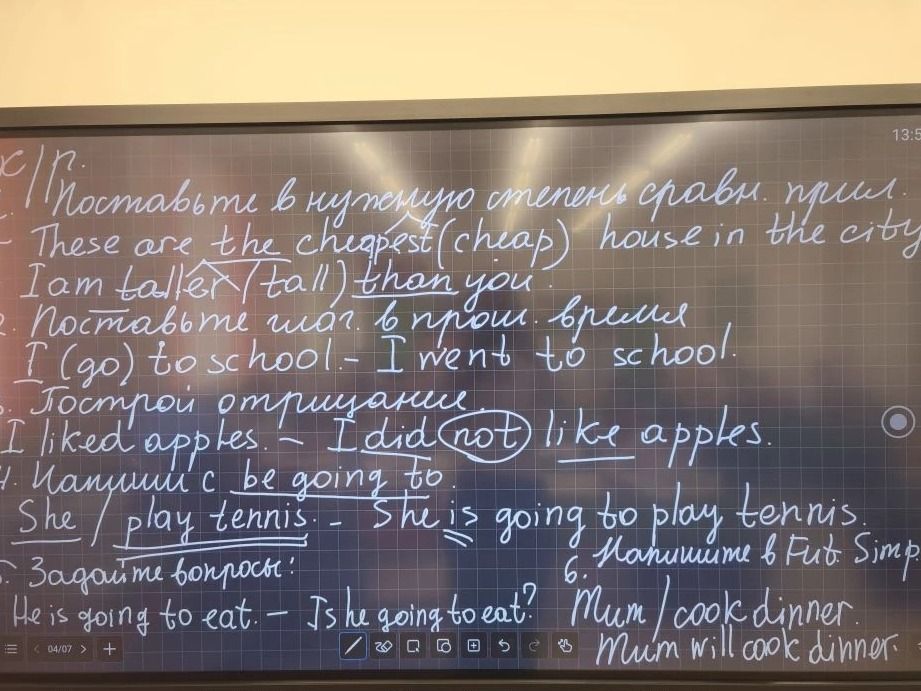 Фото задания: 3. Построй отрицание I liked apples. - I did not like apples.