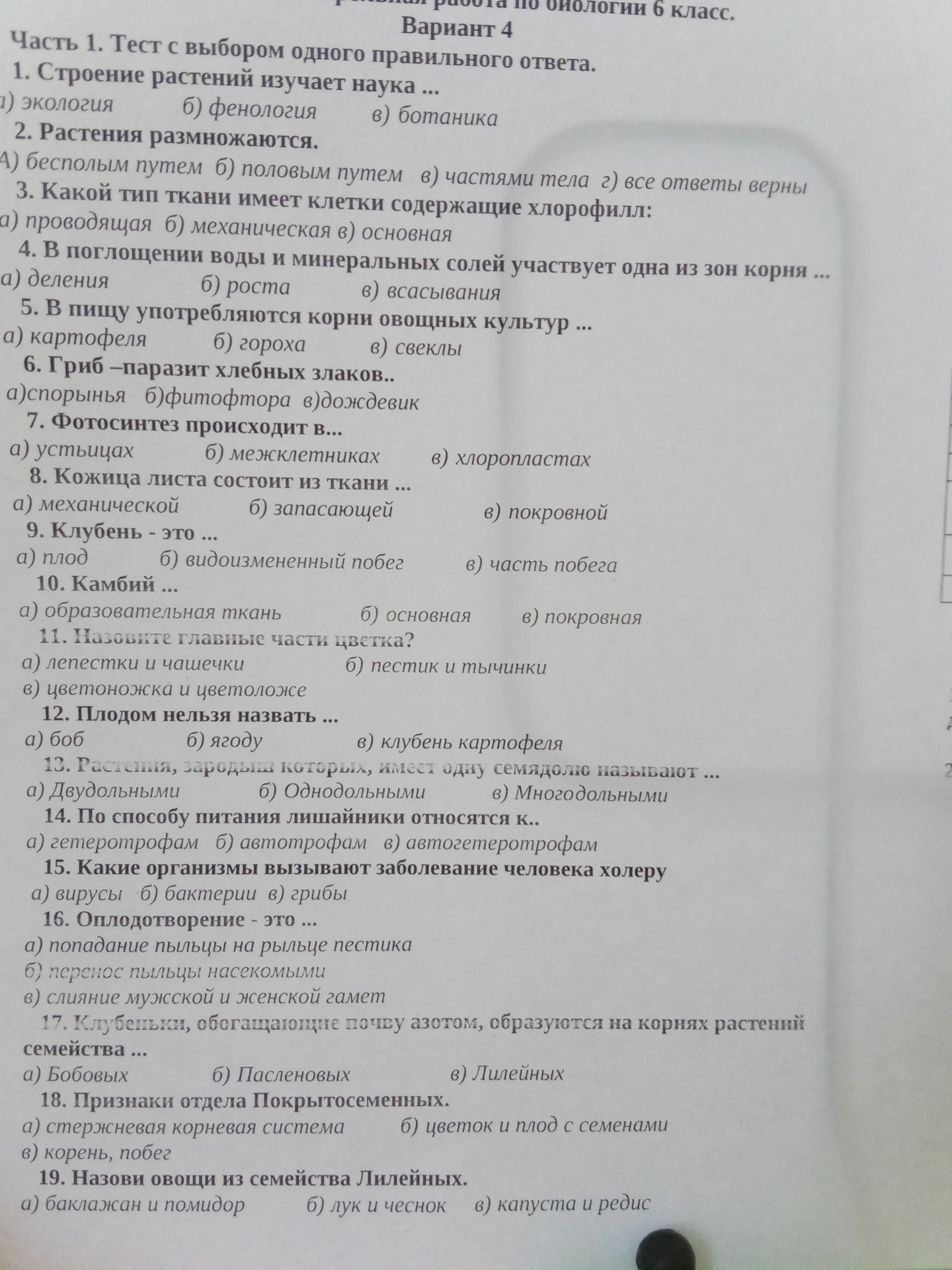Фото задания