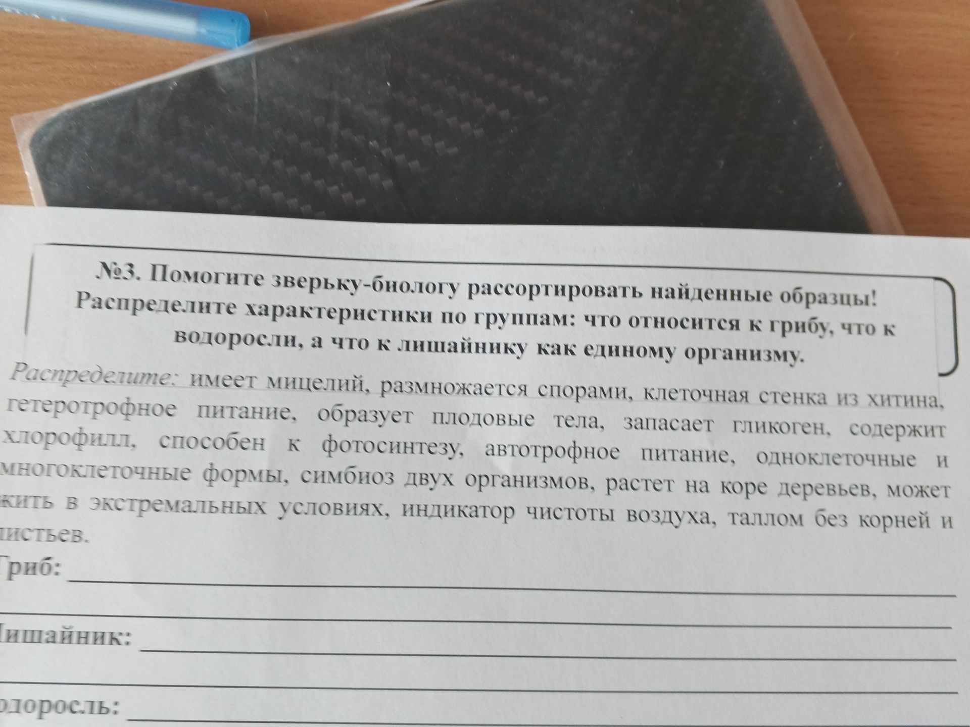 Фото задания