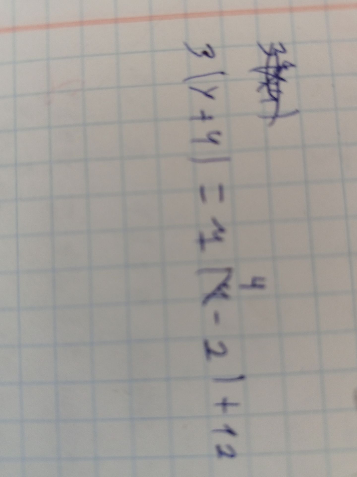 Фото задания: 3|y+4| = -4x-2 |+12