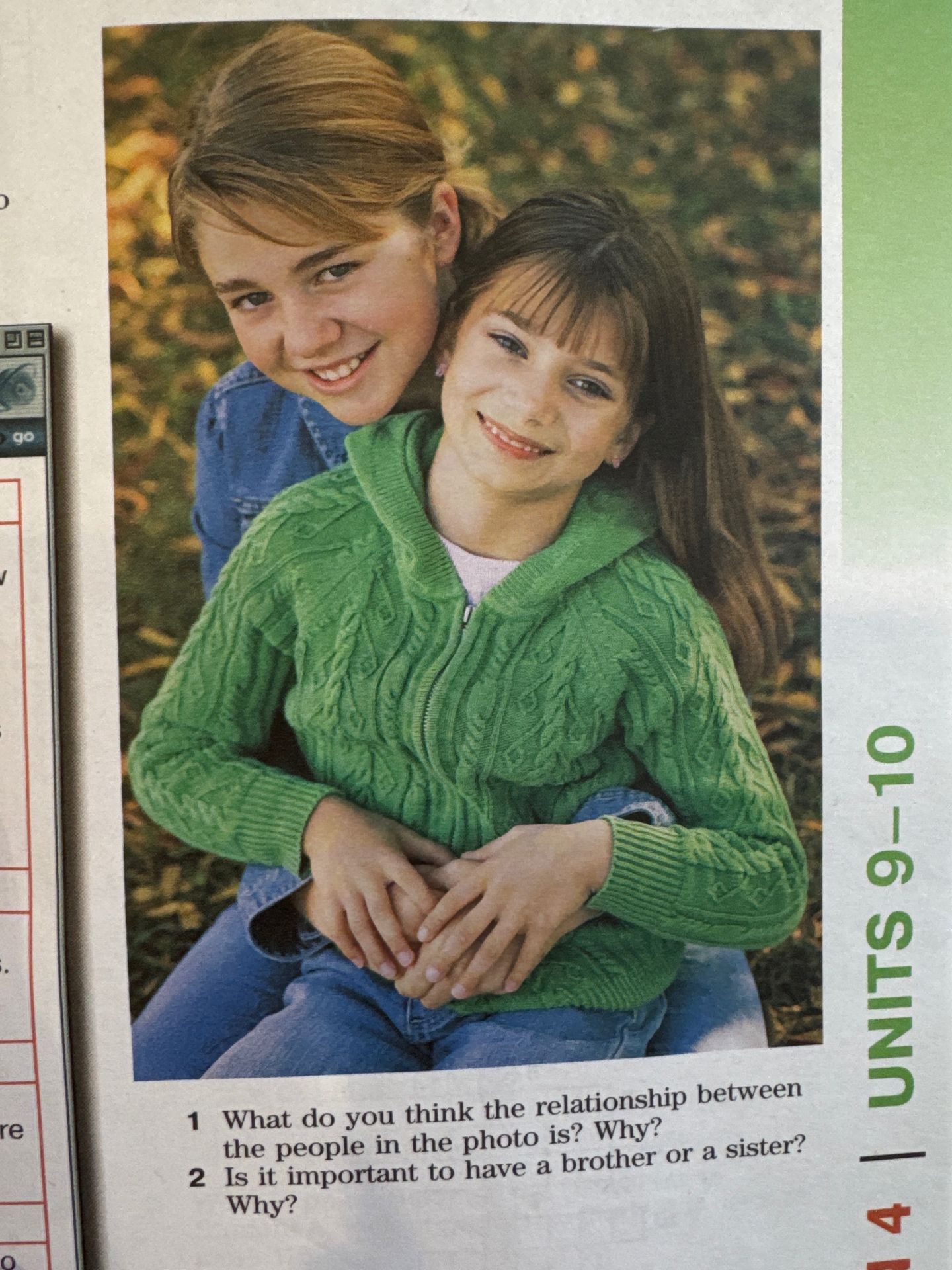 Фото задания: Is it important to have a brother or a sister? Why?