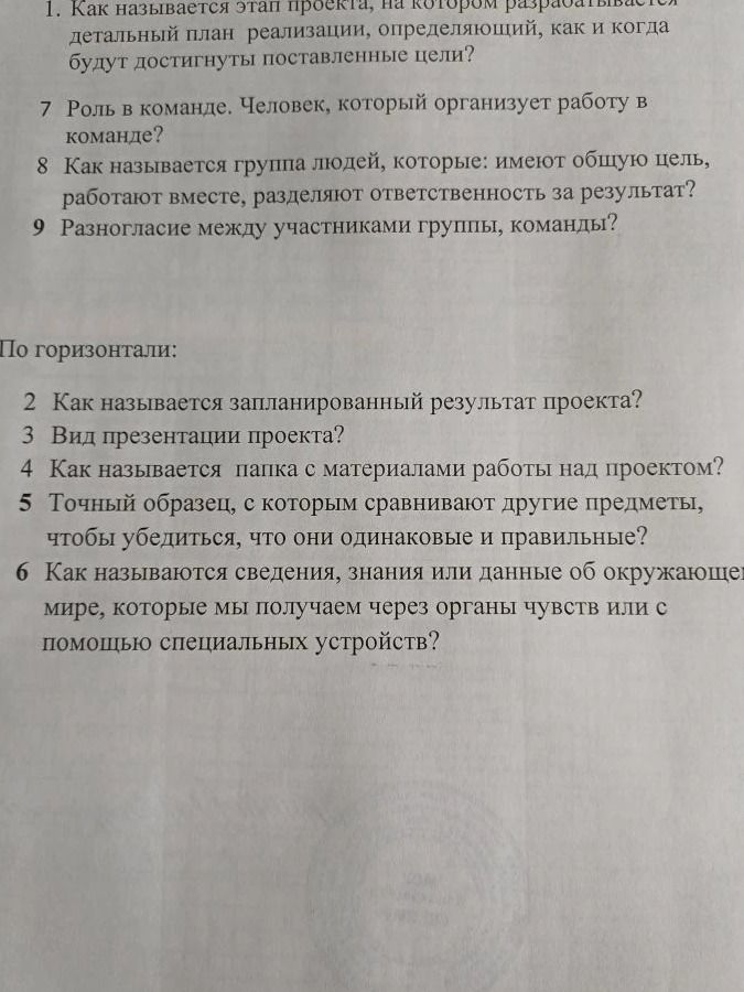 Фото задания: 3 Вид презентации проекта?