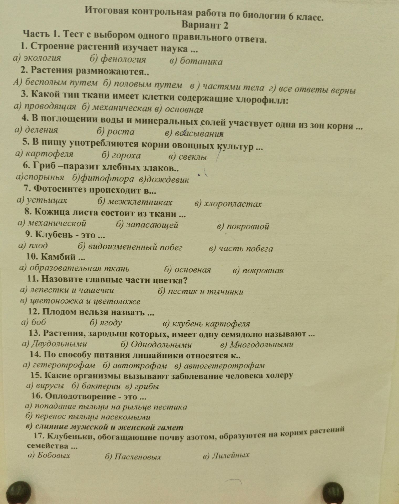 Фото задания