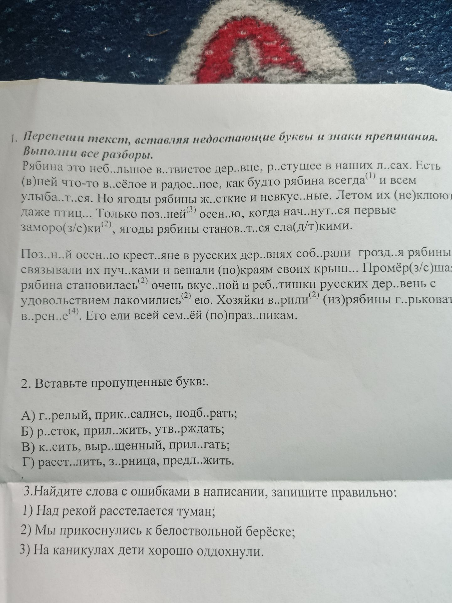 Фото задания