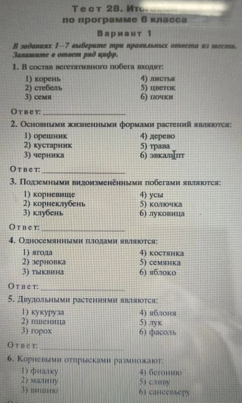Фото задания