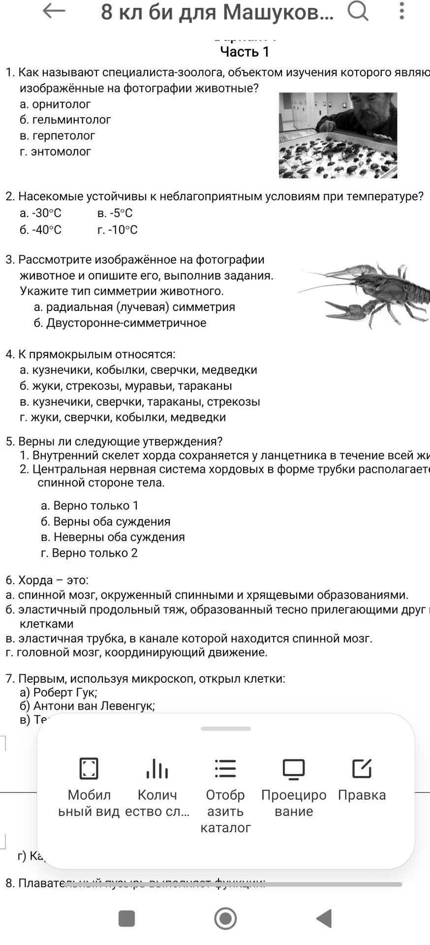 Фото задания: 6. Хорда — это: