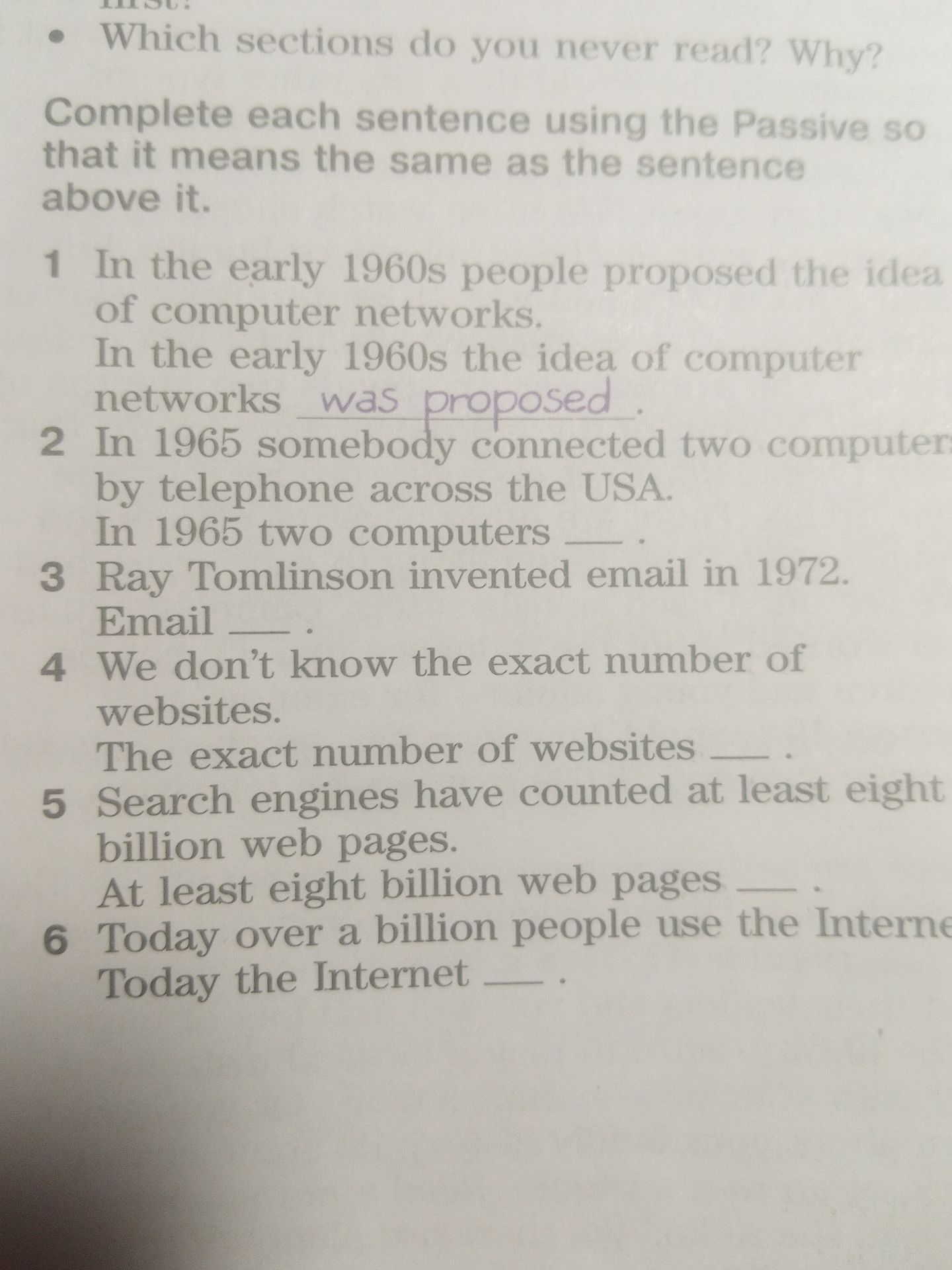 Фото задания: 3 Ray Tomlinson invented email in 1972. Email