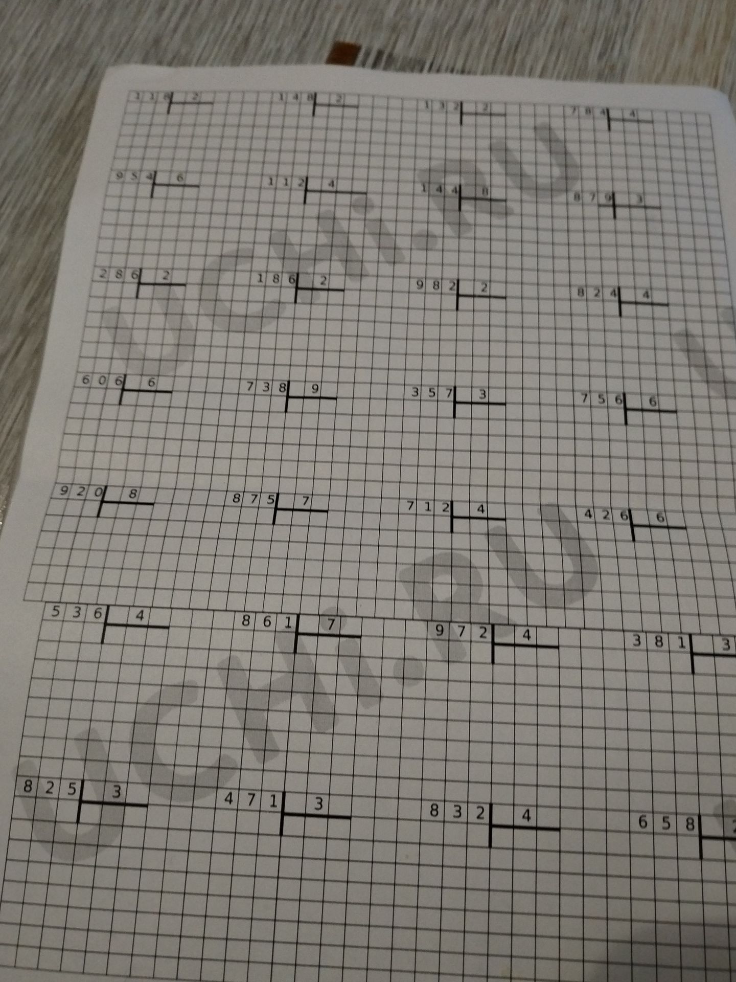 Фото задания: Solve the division problems below.