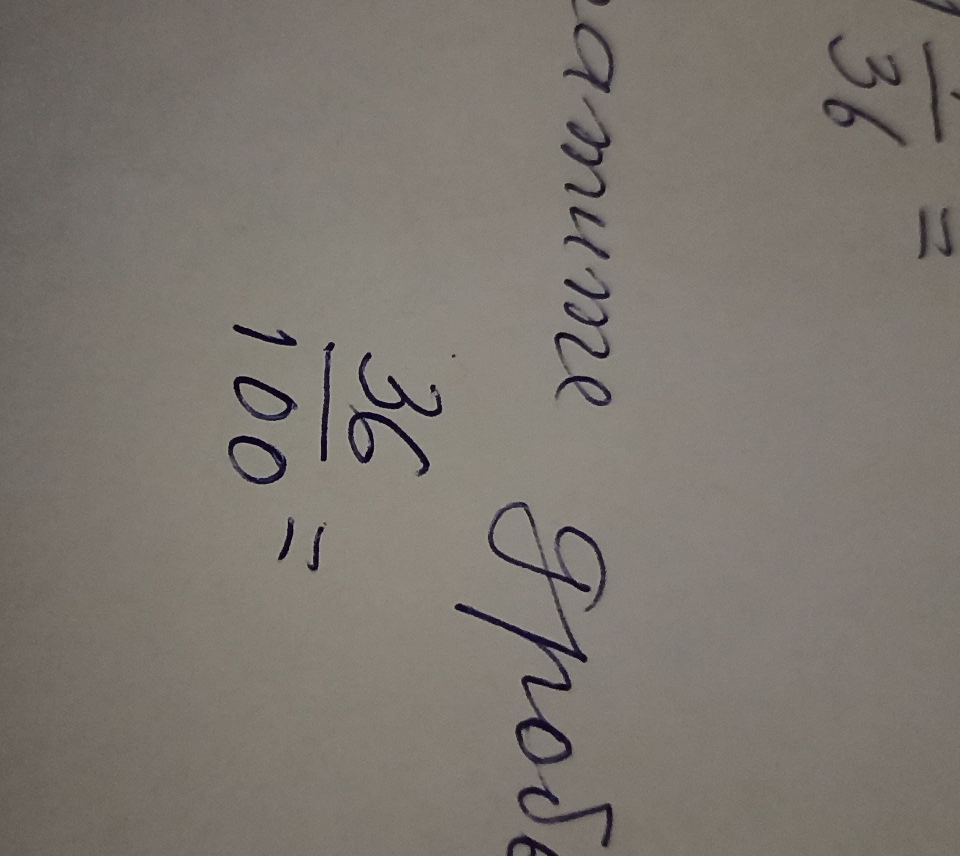 Фото задания: What is the solution to the fraction 36/100?