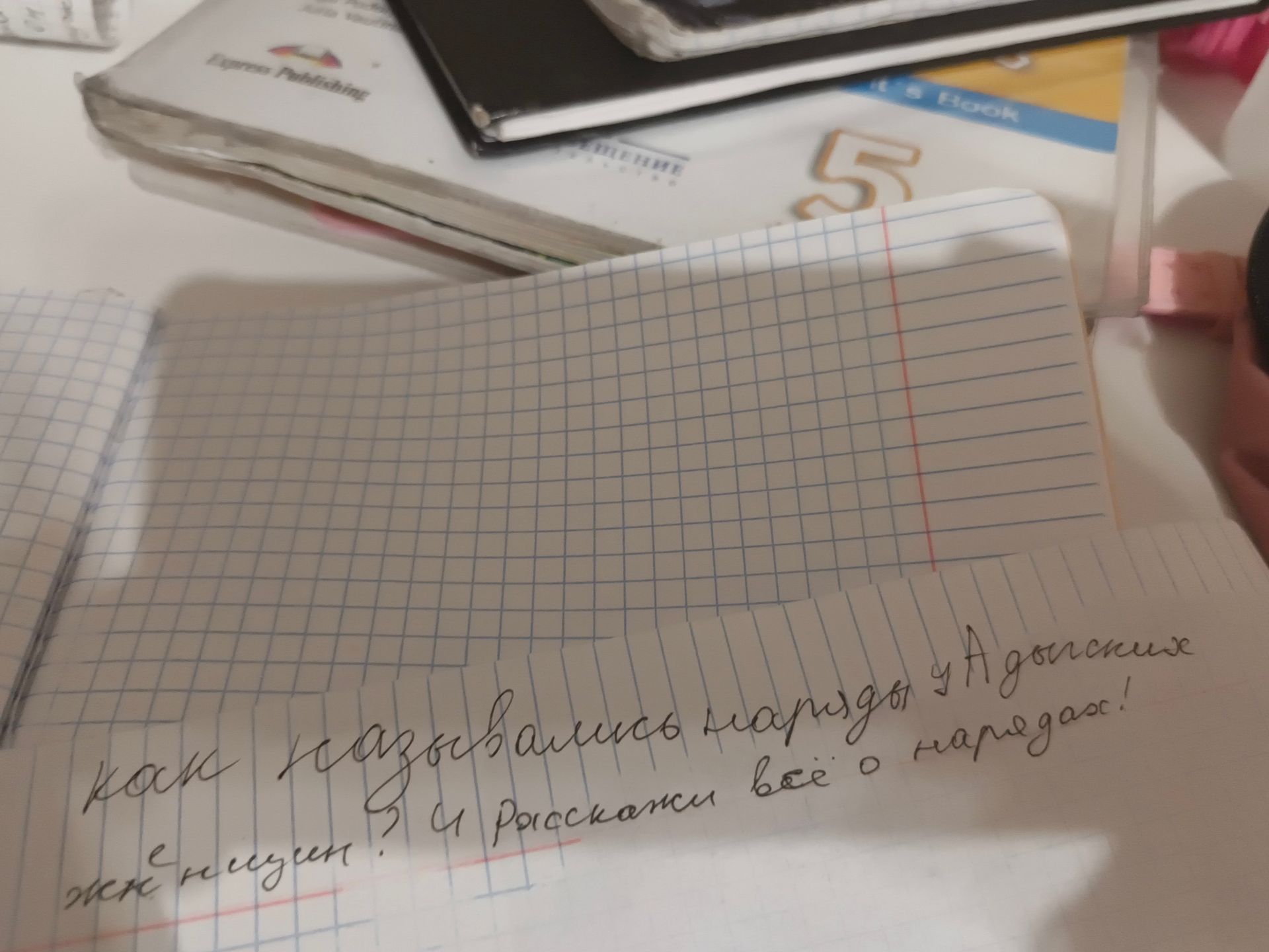 Фото задания: как назывались наряды женщин? И расскажи всё о нарядах!