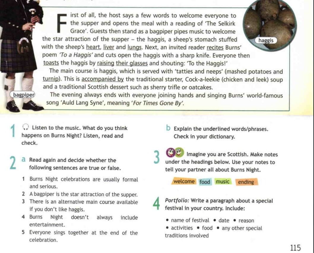 Фото задания: 2 a Read again and decide whether the following sentences are true or false.