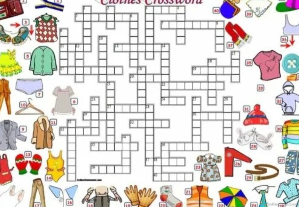 Фото задания: Fill in the crossword puzzle based on the given images.