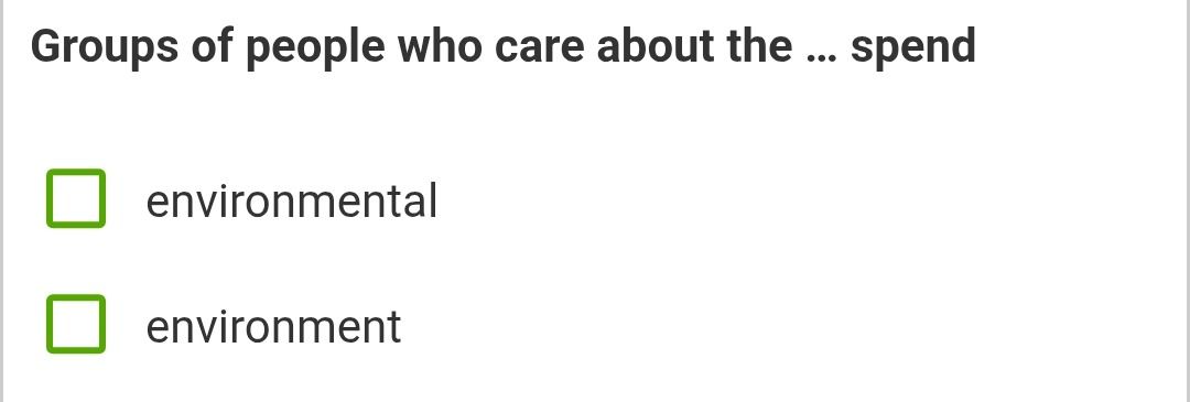 Фото задания: Groups of people who care about the ... spend
