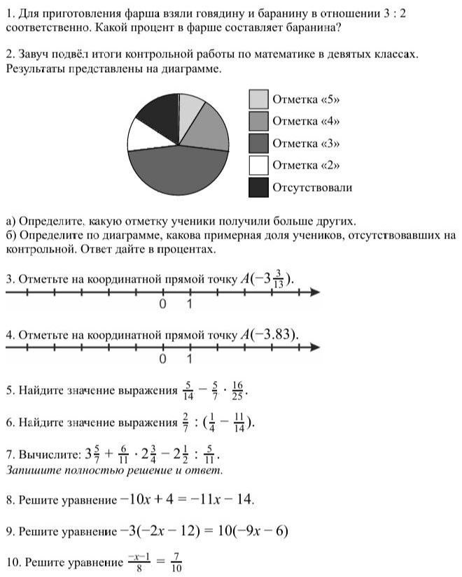 Фото задания: 8. Решите уравнение $-10x + 4 = -11x - 14$.