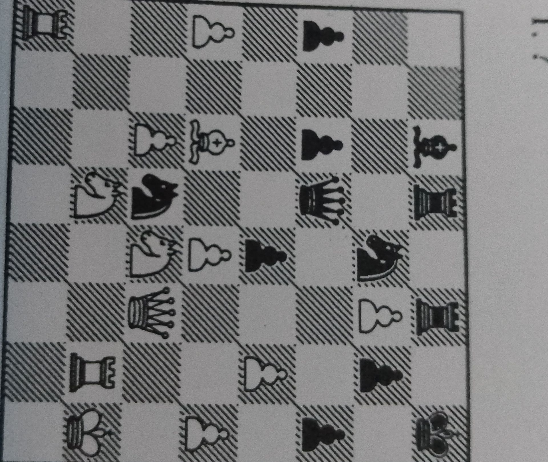 Фото задания: Identify the chess pieces and their positions on the board.