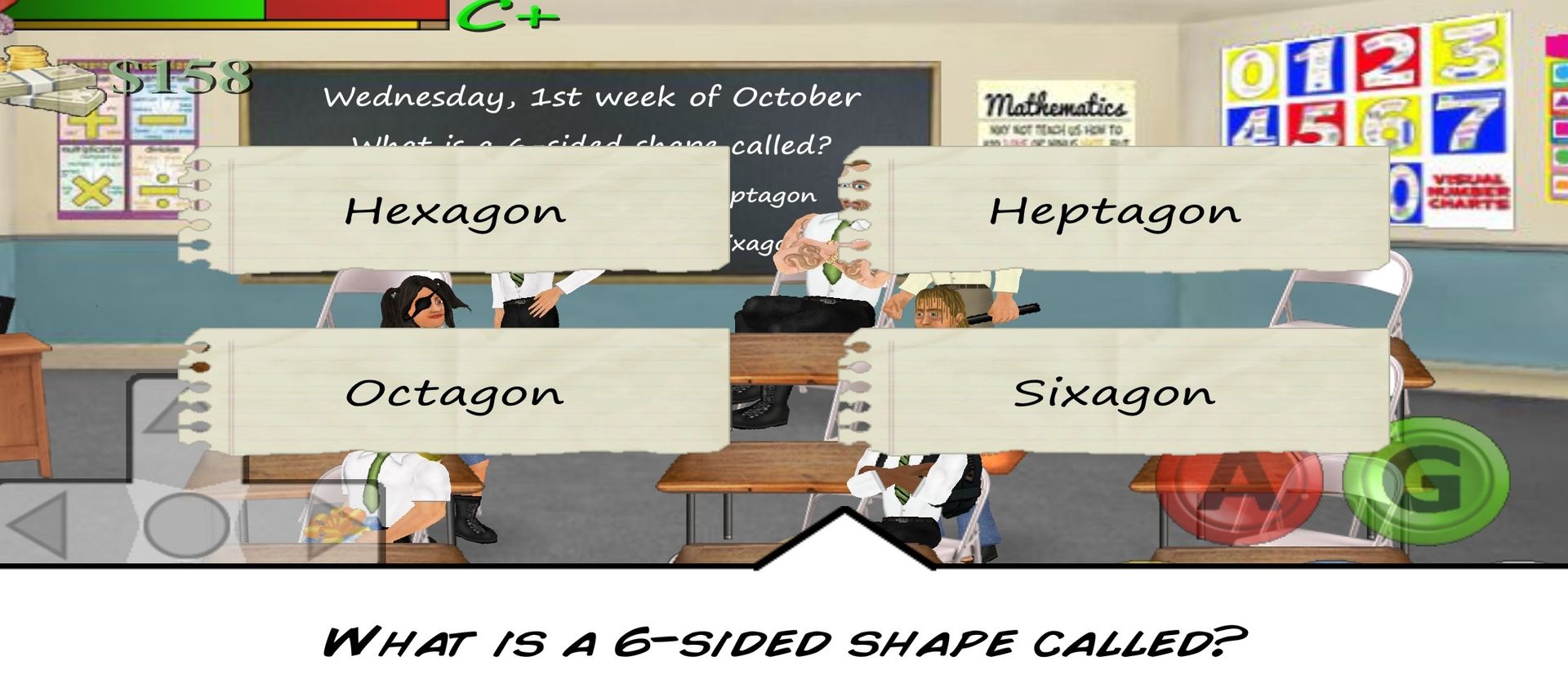 Фото задания: WHAT IS A 6-SIDED SHAPE CALLED?