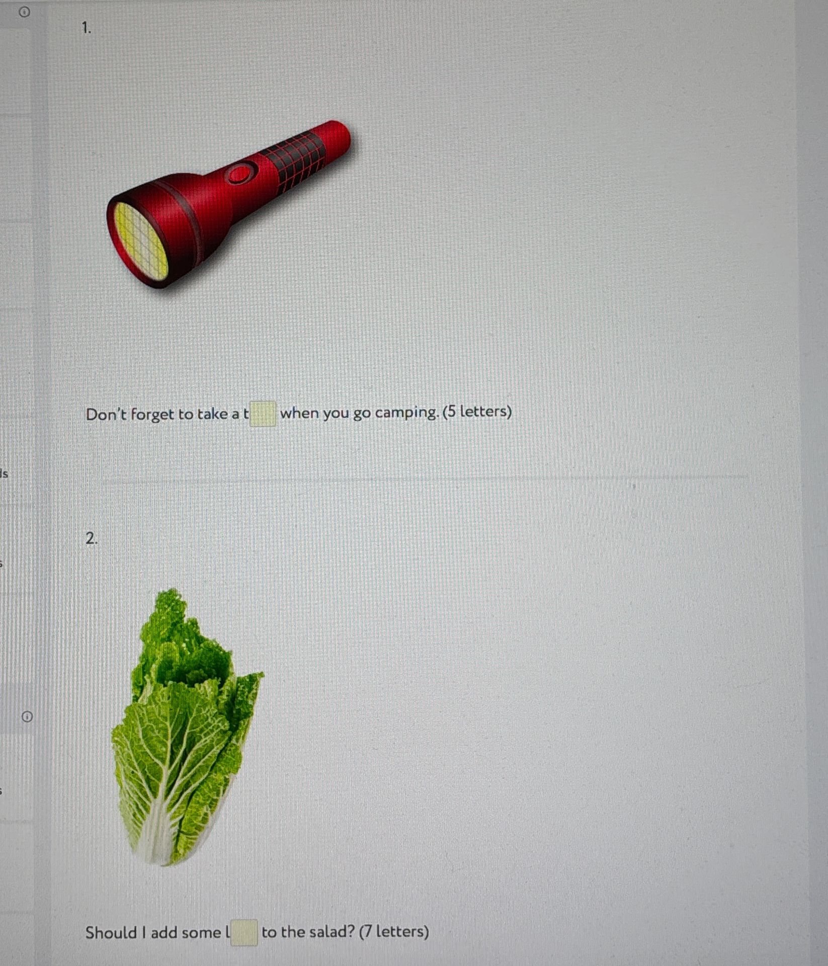 Фото задания: Should I add some l to the salad? (7 letters)
