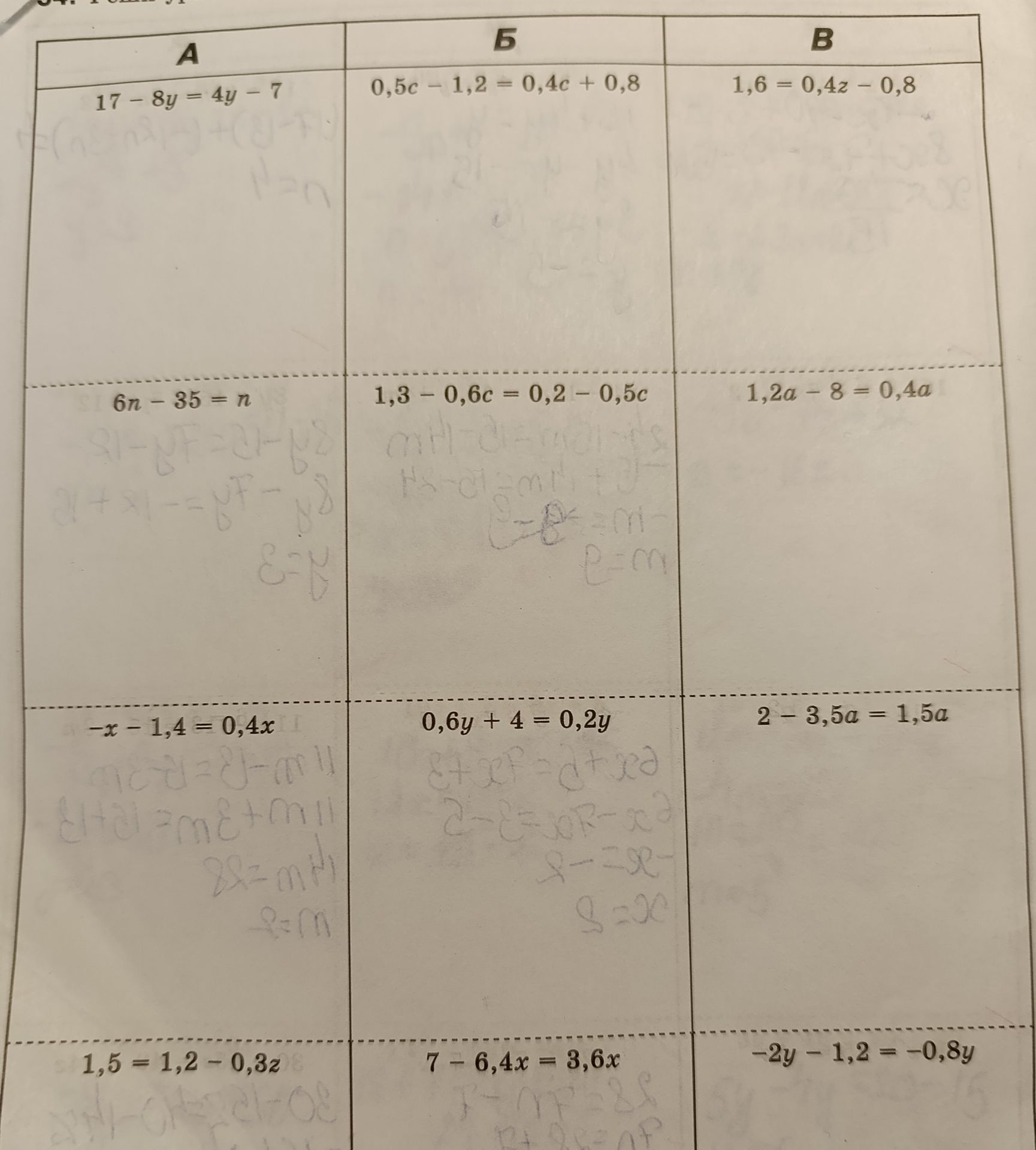 Фото задания: 0,6y + 4 = 0,2y
