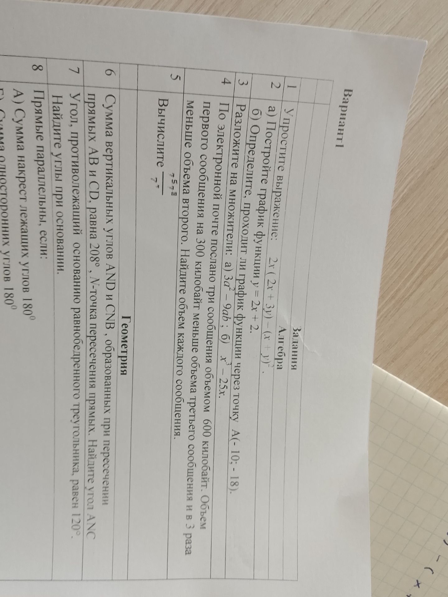 Фото задания: 3 Разложите на множители: а) 3a² - 9ab; б) x² - 25x.