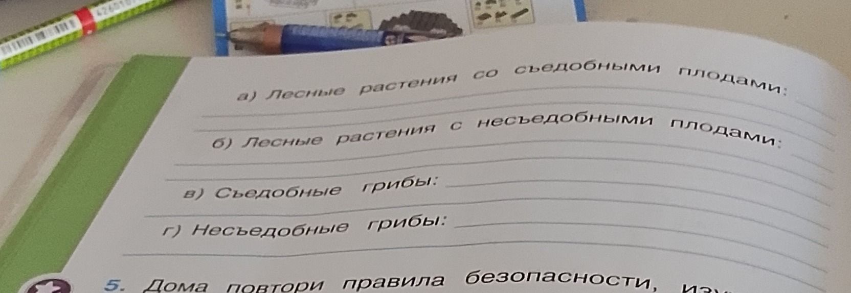 Фото задания: 5. Дома повтори правила безопасности, изу