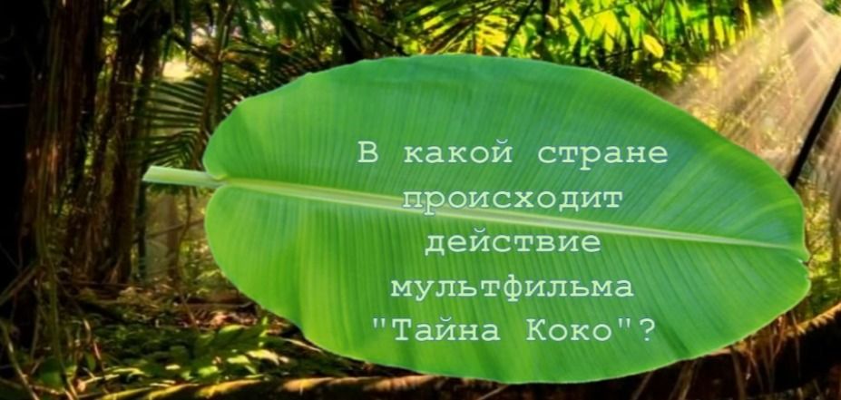 Фото задания: В какой стране происходит действие мультфильма "Тайна Коко"?