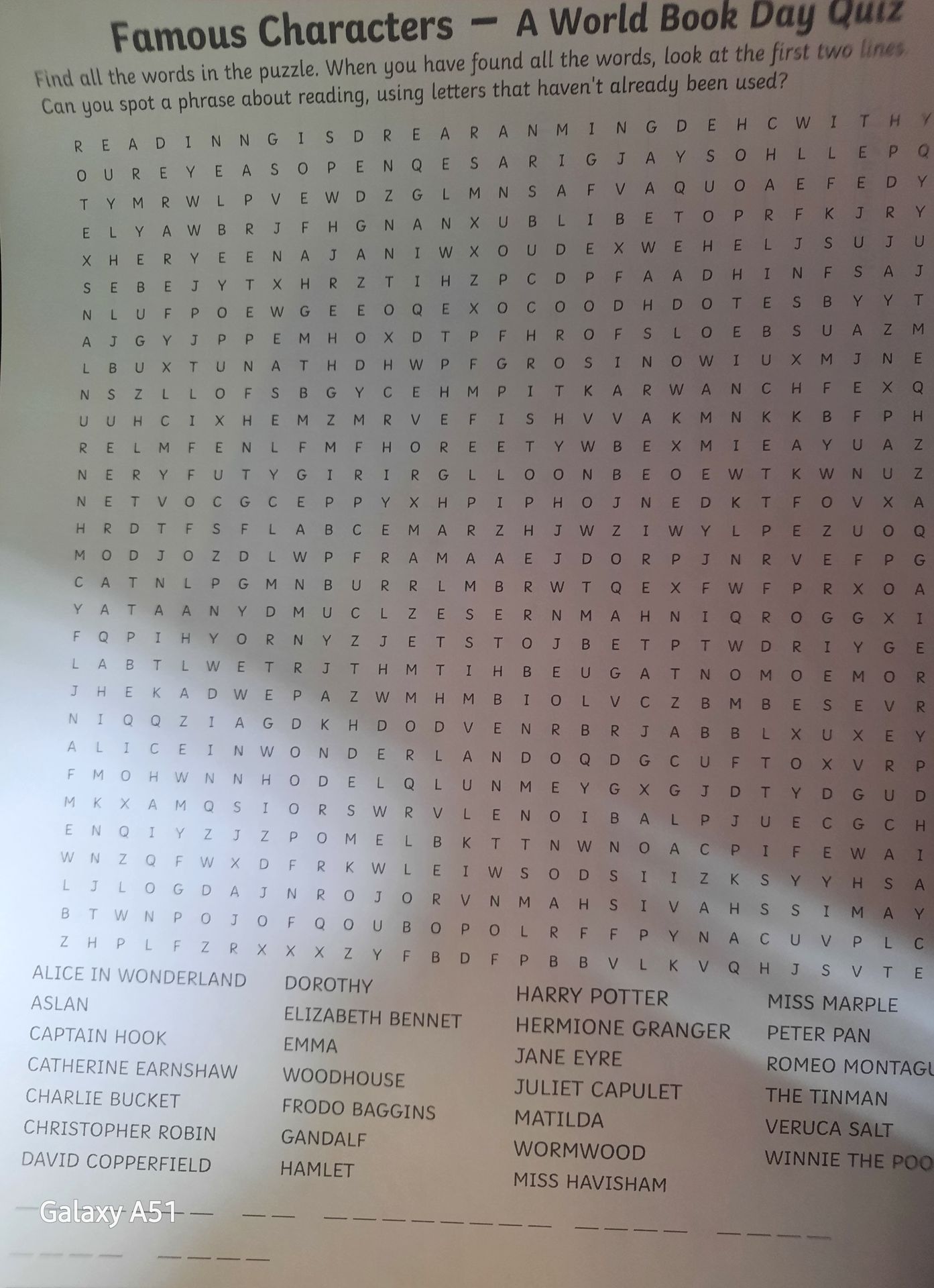 Фото задания: Find all the words in the puzzle. When you have found all the words, look at the first two lines. Can you spot a phrase about…