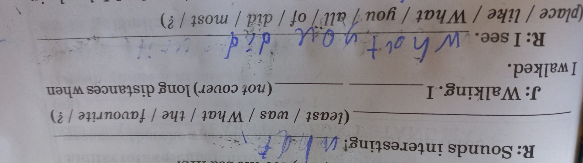 Фото задания: R: Sounds interesting! What