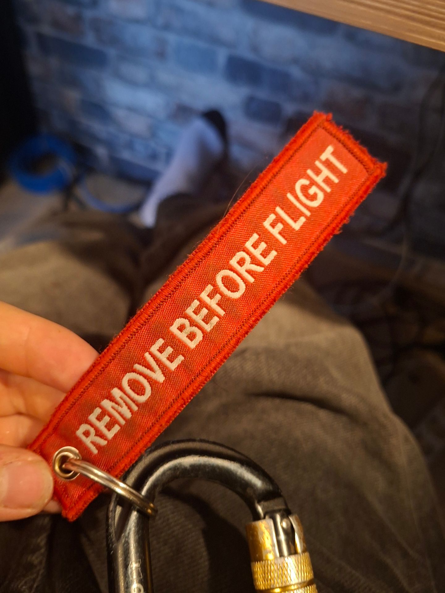 Фото задания: REMOVE BEFORE FLIGHT