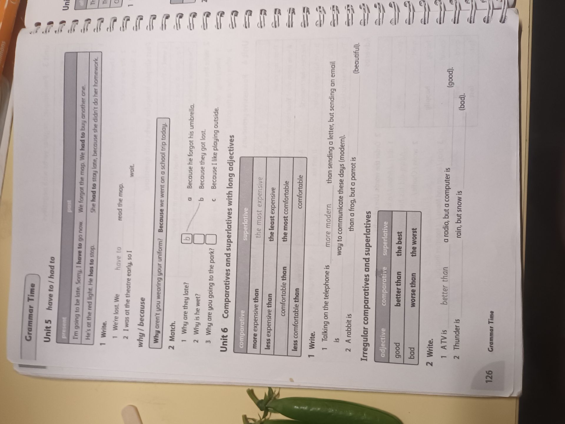 Фото задания: Unit 6 Comparatives and superlatives with long adjectives