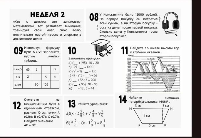 Фото задания: Заполните пропуски: a) (__ + 193) : 10 = 20; б) 125 — ___ = 1000; в) (2² + 1) · ___ = 150; г) 47 — (15 - ___) = 36; д) ___…