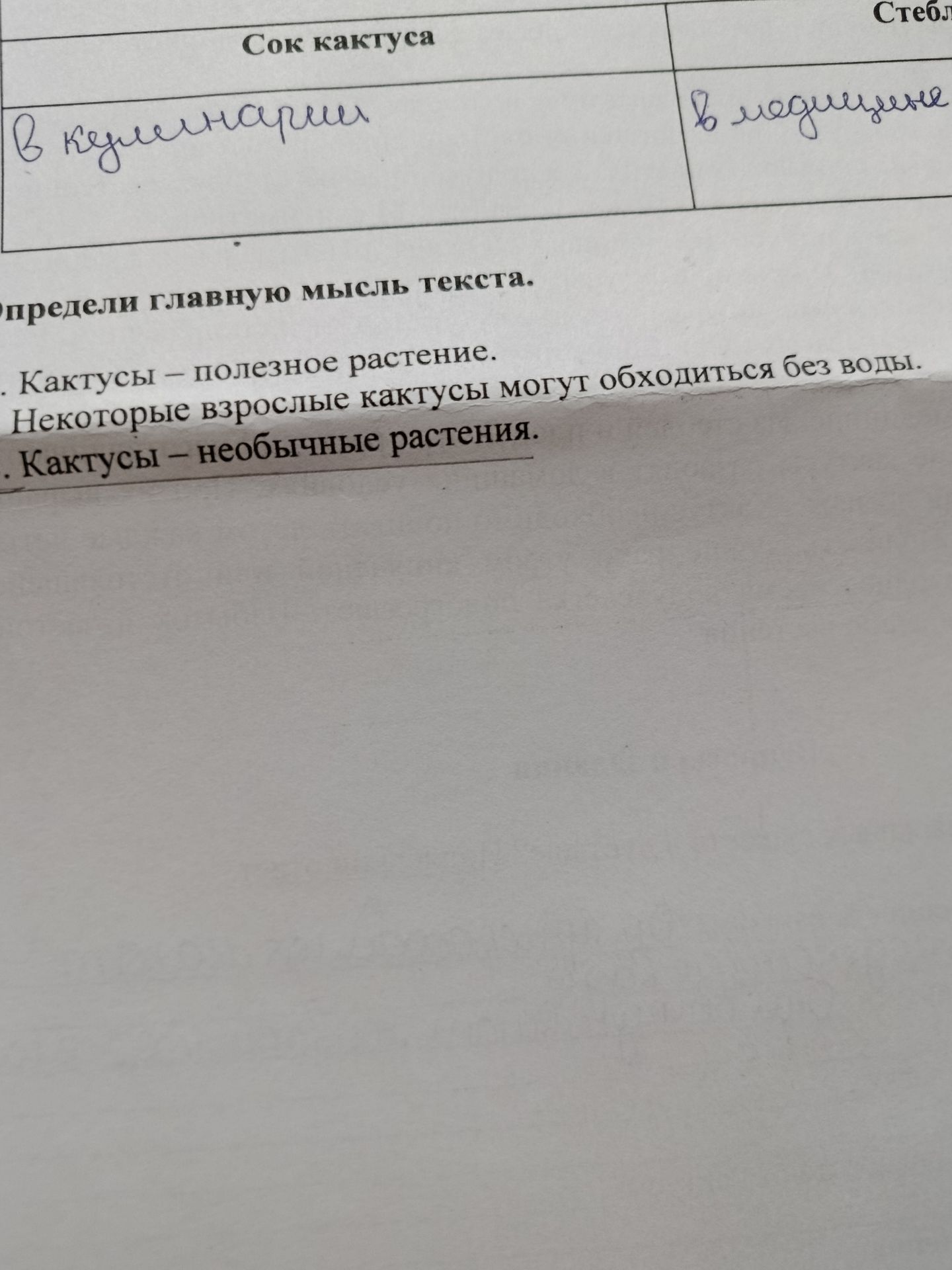 Фото задания: Определи главную мысль текста.